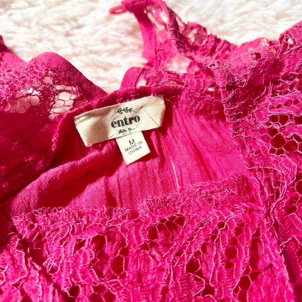 Bright Lace Ruffle Coquette Twee Statement Teacher Quirky Whimsy Kidcore Blouse - Picture 5 of 5